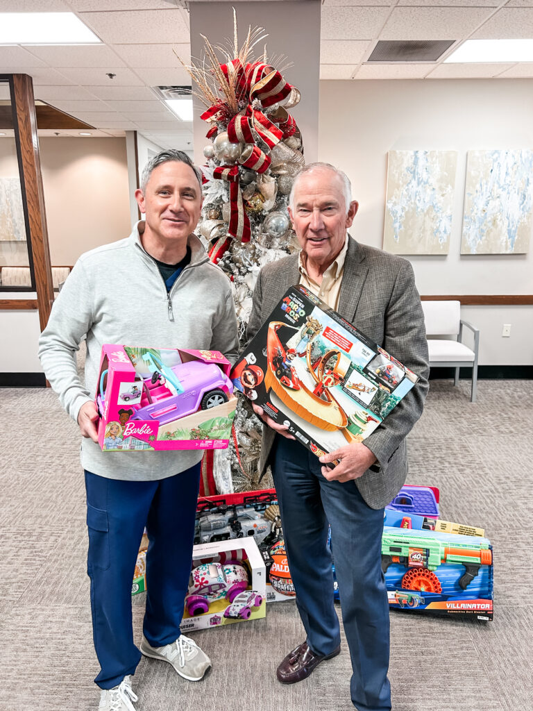 Heaton gives back to CASA for Kids of East Texas kids for Christmas